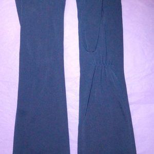 Vintage Navy Stretch-Fabric Long Evening  Gloves